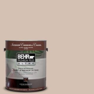 BEHR Premium Plus Ultra Home Decorators Collection 1 gal. #HDC AC 04 Avenue Tan Eggshell Enamel Interior Paint 275401