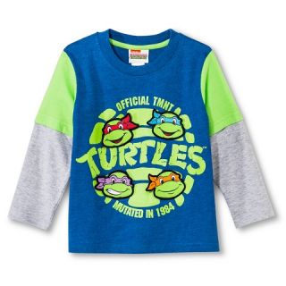 Teenage Mutant Ninja Turtles Toddler Boys Long Sleeve T Shirt   Dark