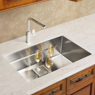 Peak 28.75 x 17.75 Single Bowl Kitchen Sink