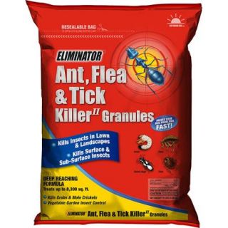 Eliminator Ant, Flea and Tick Killer II Granules Yard Insect Killer, 20 lbs