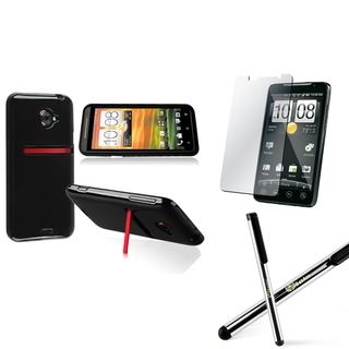 BasAcc TPU Case/ LCD Protector/ Stylus for HTC EVO 4G LTE