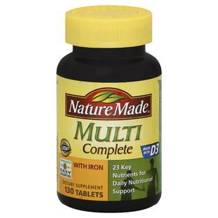 Nature Made  Multi, Complete, with Iron, Tablets, 130 tablets