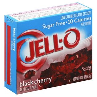 Jell O Gelatin Dessert, Low Calorie, Sugar Free, Strawberry Flavor, 0