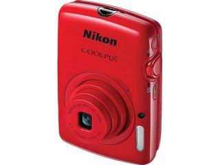 Nikon COOLPIX S01 26348 Red 10.1 MP 3X Optical Zoom Digital Camera