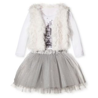 Gabby and Clauda Infant Toddler Girls Castle Tee and Tutu Collection