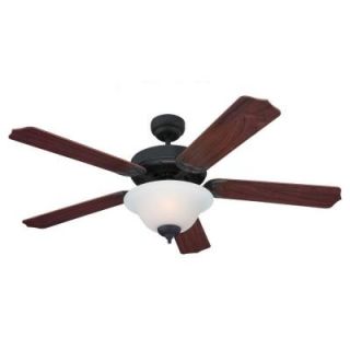Sea Gull Lighting Quality Max Plus 52 in. Weathered Iron Indoor Ceiling Fan 15030BLE 07