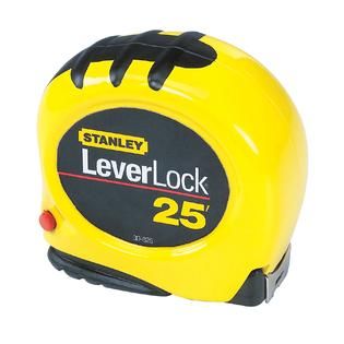 Stanley 25 ft. Leverlock® Tape Rule   Tools   Layout & Measuring