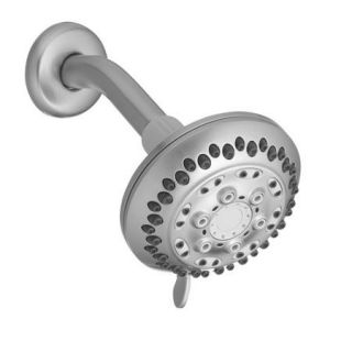 Waterpik 6 Mode Fixed Showerhead, Brushed Nickel