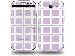 Squared Lavender   Decal Style Skin (fits Samsung Galaxy S III S3)