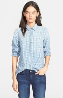 Current/Elliott The Slim Boy Gingham Shirt