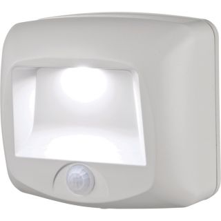 Mr. Beams Wireless Motion-Activated LED Step Light — 35 Lumens, White, Model# MB530  Indoor   Outdoor Lighting
