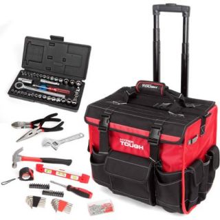 HyperTough 174 Piece Tool Set with Trolley Bag