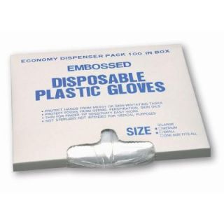 West Chester Polyethylene Industrial Use Disposable Gloves, Small   100 Ct. Box, sold by the case 2400R/S