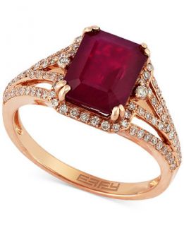 Rosa by EFFY Ruby (3 1/4 ct. t.w.) and Diamond (3/8 ct. t.w.) Ring in