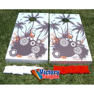 Tropical Version 3 Cornhole Game Set by Victory Tailgate