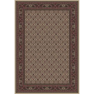 Concord Global Dynasty Ivory Rectangular Indoor Woven Oriental Area Rug (Common: 9 x 13; Actual: 111 in W x 154 in L x 9.25 ft Dia)