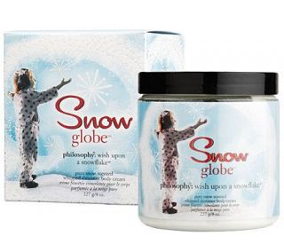 philosophy snow globe pure snow scent whipped shimmer body cream8 oz. —