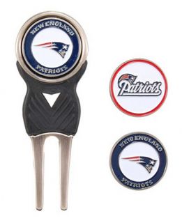 Team Golf New England Patriots Divot Tool and Markers Set   Sports Fan