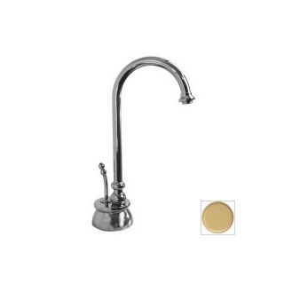 Westbrass Instant Hot Calorah Powdercoated Almond 1 Handle High Arc Kitchen Faucet