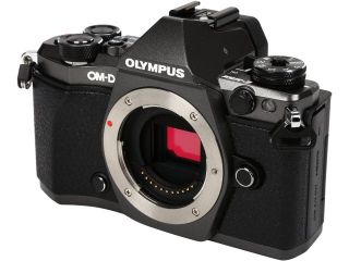 Olympus OM D E M5 Mark II Limited Edition Mirrorless Micro Four Thirds Digital Camera (Body, Titanium)