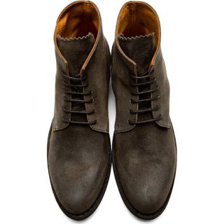 Fiorentini + Baker Grey Suede Carnaby Ankle Boots