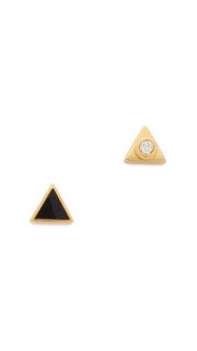 Marc by Marc Jacobs Lost & Found Triangle Stud Earrings