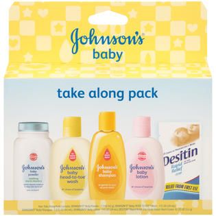 Johnson & Johnson Take Along Pack, 6 Johnsons® Baby Trial Sizes Baby