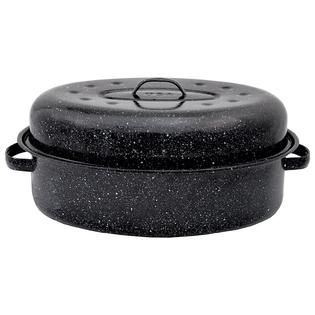 Graniteware 13 Inch Oval Roaster   Home   Kitchen   Cookware