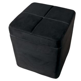 HoMedics Cozy Cube™ Massaging Ottoman, Black