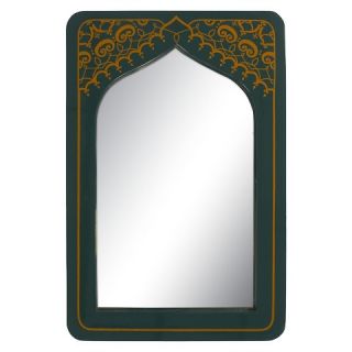 Surya Decorative Wall Mirror   Emerald