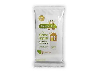 Babyganics Toy, Table and Highchair Fragrance Free Wipes   25 Count