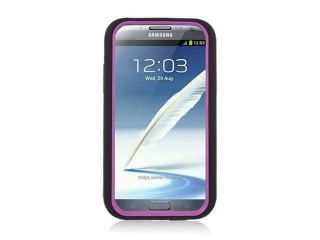 Rugged Dual Layer Impact Absorbing Case With Built In Kickstand Compatible with Samsung Galaxy Note II N7100/ SCH I605 for At&t, Sprint, T Mobile, Verizon, U.S. Celluar