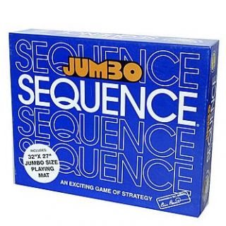 Jax Ltd Games Jumbo Sequence Game   Toys & Games   Family & Board