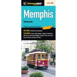 Universal Map Memphis Fold Map (Set of 2)