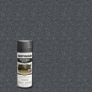 Rust Oleum Stops Rust 12 oz. Protective Enamel Excalibur Metallic Textured Spray Paint (Case of 6) 262658