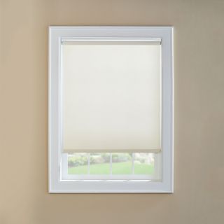 Custom Size Now by Levolor White Light Filtering Cordless Vinyl Roller Shade (Common 55 in; Actual: 54.5 in x 72 in)