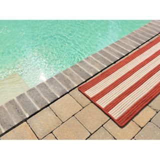 Boat House Rust Red Indoor/Outdoor Area Rug by Colonial Mills