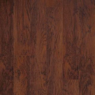 TrafficMASTER Dark Brown Hickory 7 mm Thick x 8.03 in. Wide x 47.64 in. Length Laminate Flooring (23.91 sq. ft. / case) 368161 00287