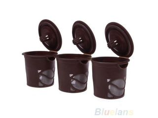 3pcs Hot Reusable Single Cup Solo Filter Pod K Cup Coffee Stainless Mesh