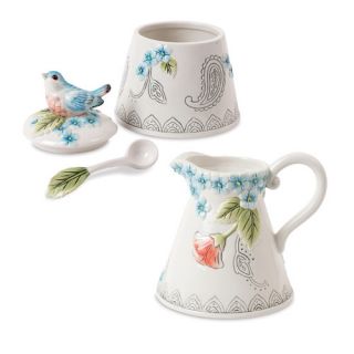 Paisley Park Sugar and Creamer Set by Fitz and Floyd