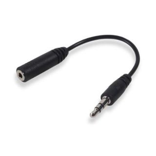 Fosmon 3.5mm Male (2 Ring) To 2.5mm Female Stereo Adapter   End to End is 5 inches long