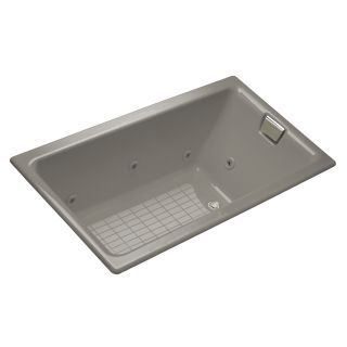 KOHLER Cashmere Cast Iron Rectangular Whirlpool Tub (Common: 36 in x 66 in; Actual: 24 in x 36 in x 66 in)
