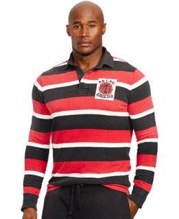 Polo Ralph Lauren Big and Tall Striped Jersey Rugby Shirt   Polos