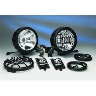 KC HILITE 861 Rally 800 Series Black Coated Stainless Steel 50W Hid Spot Beam Light System