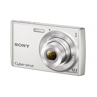 Sony Cyber shot DSC W510 12MP Digital Camera, Silver w/ 4x Optical Zoom, Sweep Panorama, 2.7" LCD
