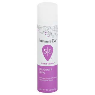 Summers Eve  Deodorant, Spray, Island Splash, 2 oz (56.7 g)