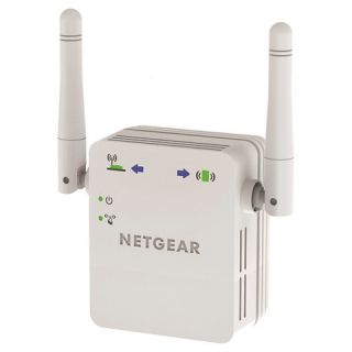 Netgear® N300 Wi Fi Range Extender with Wall Plug White