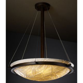 Porcelina 3 Light Inverted Pendant by Justice Design Group