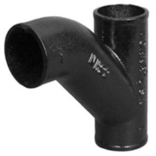 Charlotte Pipe 4 in. Cast Iron DWV No Hub Combination Fitting LT4