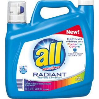 all with Stainlifters Radiant Restore & Protect Liquid Laundry Detergent, 73 loads, 141 fl oz